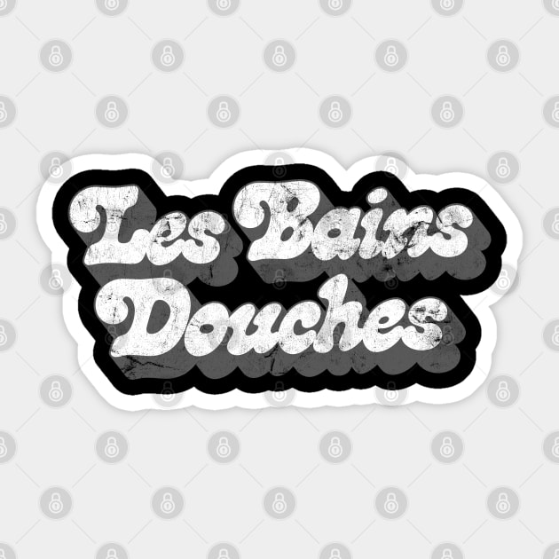 Les Bains Douches Sticker by DankFutura